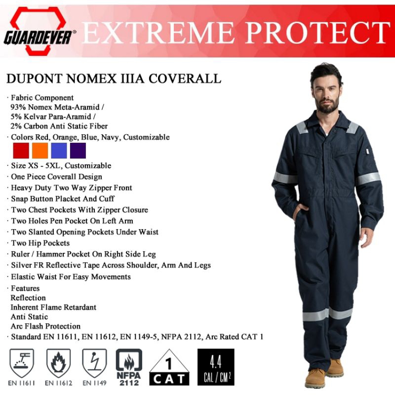 Werpak Nomex111a 4L Bersetifikat Bahan Imfor