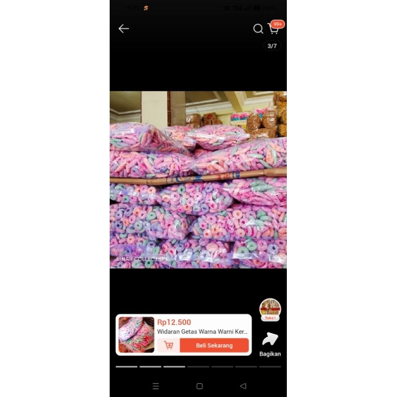 

(500gr) Getas warna warni kiloan