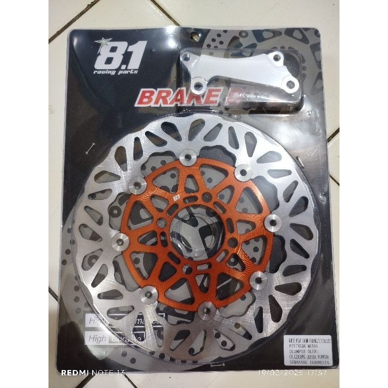 Disc 8.1 CNC Floating Stainless 260mm Hole 4 DiscBrake Mio Soul Smile Xeon Beat Scoopy Vario125 Vari