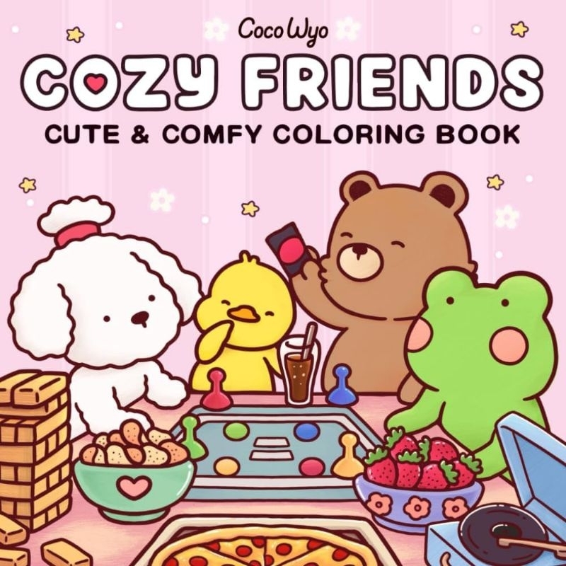 

40hal BUKU MEWARNAI REMAJA COZY FRIENDS BUKU MEWARNAI ANAK COLORING BOOK
