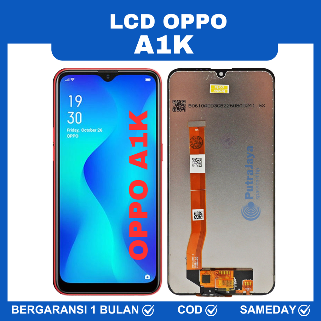 LCD OPPO A1K CPH1923 / LCD TOUCHSCREEN OPPO A1K ORIGINAL BERGARANSI COMPATIBLE LCD REALME C3