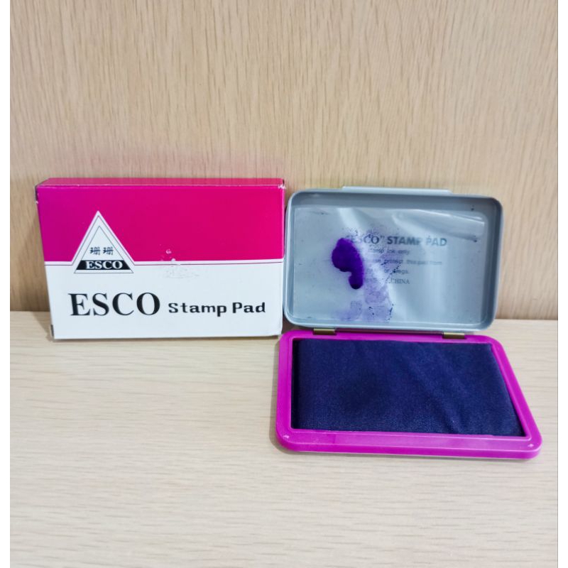 

(1 PCS) STAMP PAD/BAK STEMPEL VIOLET ESCO