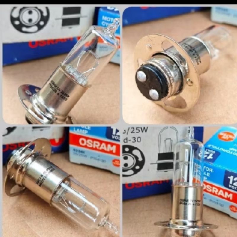 Bohlam lampu depan RX-King lama merk OSRAM Asli ORI.