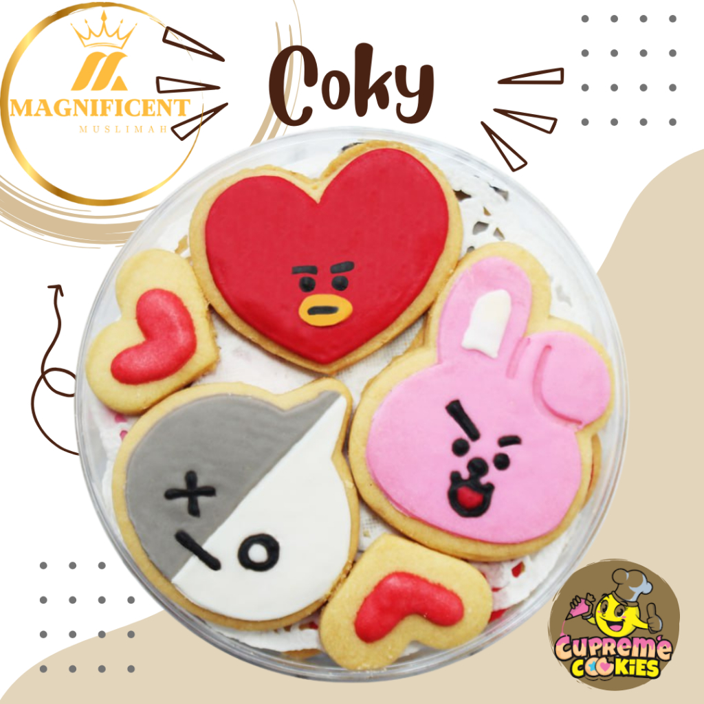 

COOKIES COKY BY CUPREME COOKIES | KUE KERING LEBARAN ANAK BENTUK KARAKTER KARTUN HALAL LUCU IMUT