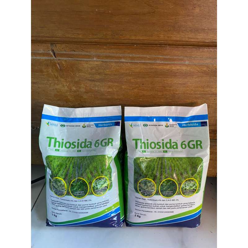 obat rumput thiosida 6GR/herbisida tabur tanaman padi 2kg