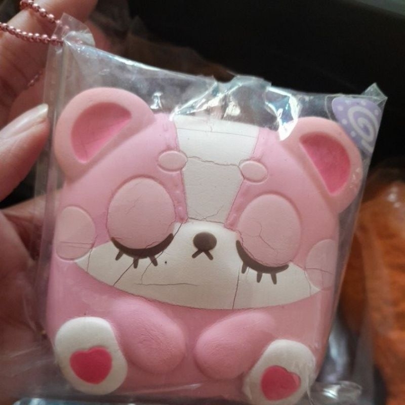 squishy harajuku bear pink ibloom limited