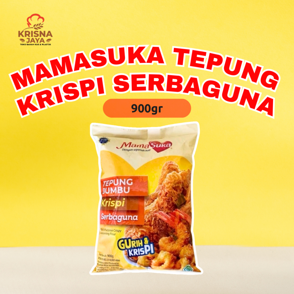 

Mamasuka Tepung Bumbu Krispi Serbaguna 900gr