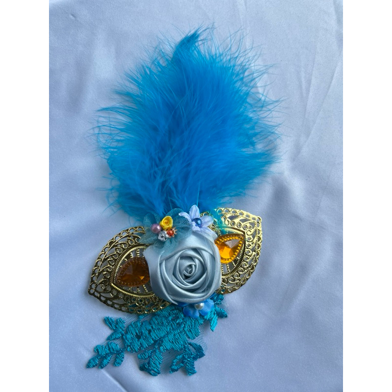 Headpiece Love Bulu Mayoret dan Fashionshow Jepit Bros