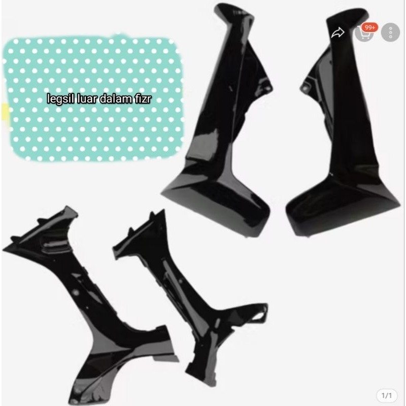 Legsil luar dalam Yamaha fizr kap luar dalam fizr