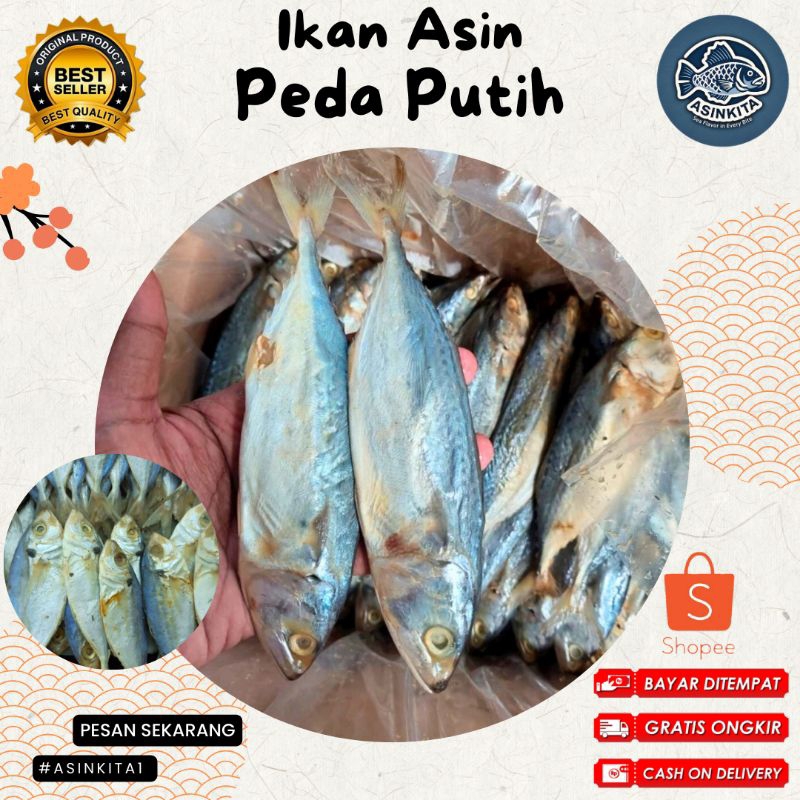 

Ikan Asin Peda Putih 250 gram 500 gram dan 1 kg
