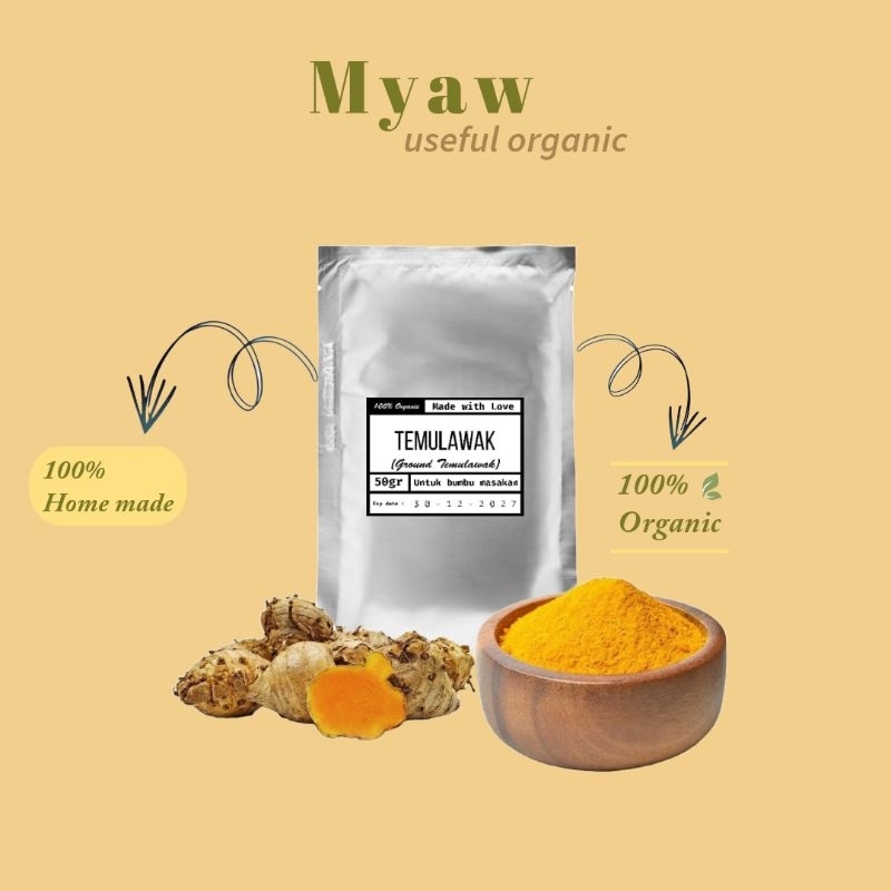 

TEMULAWAK/BUBUK TEMULAWAK /ISI 50GRAM/ORIGINAL TEMULAWAK