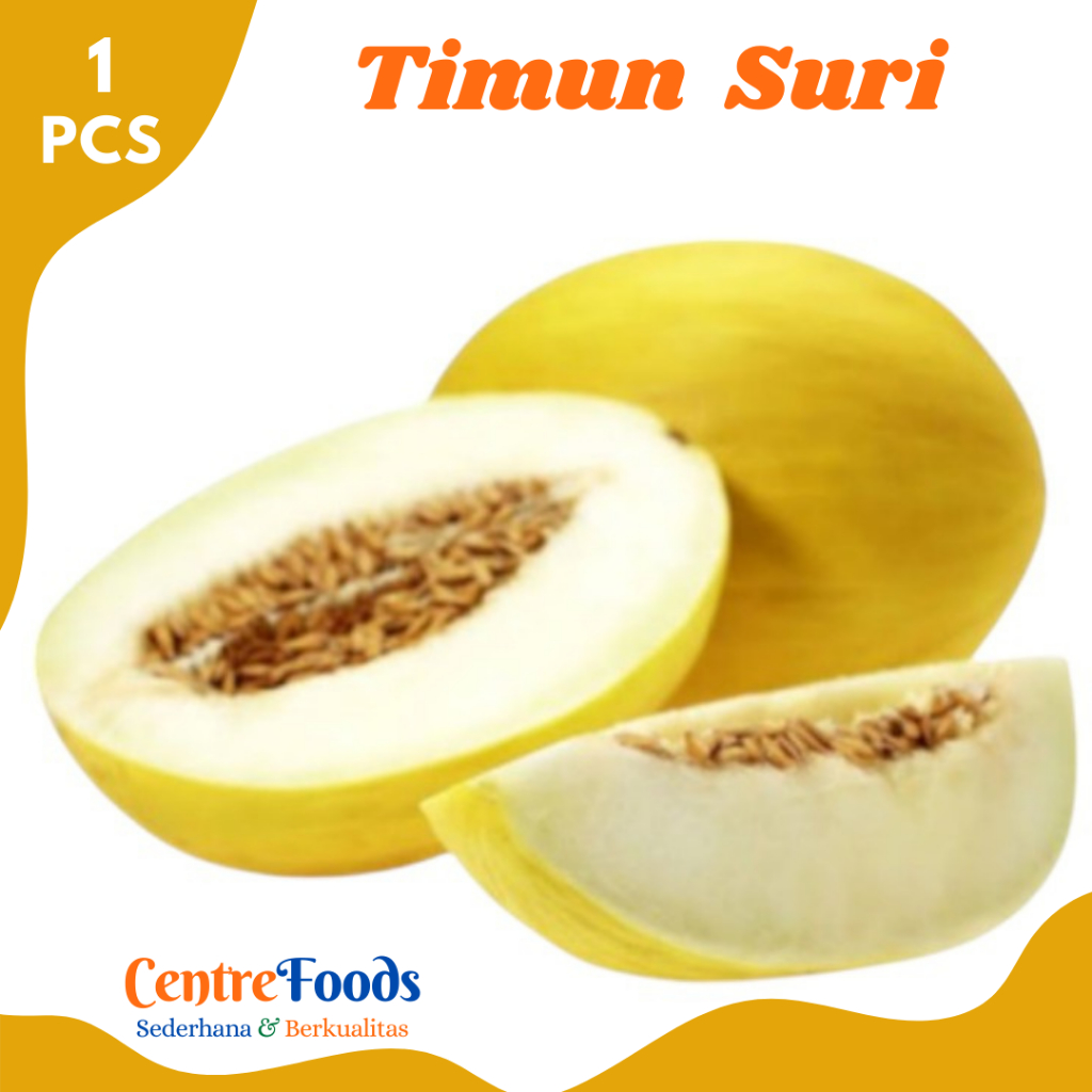 

TIMUN SURI Segar - Buah Timun Suri Kuning Fresh | 1 Buah - Size 1.6-2 Kg [ Harga Per PCS ]