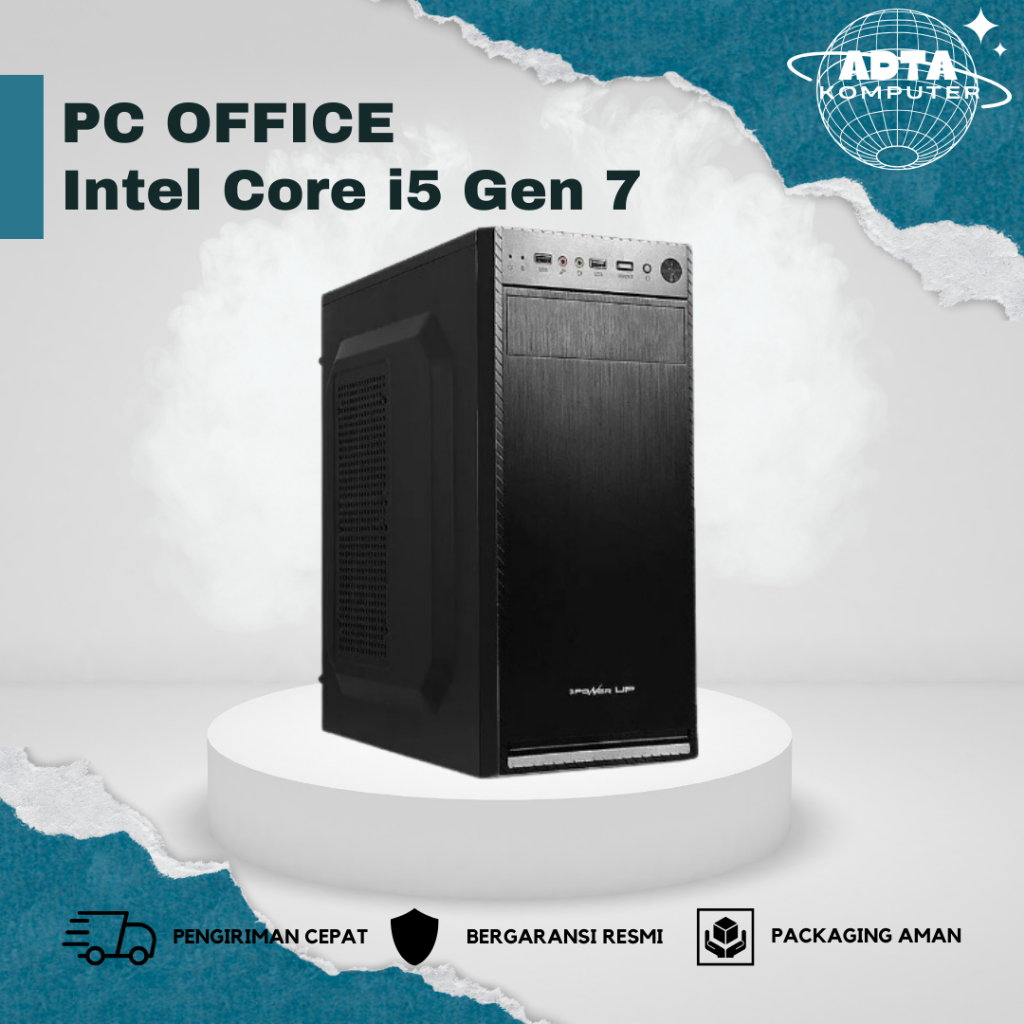 PC Rakitan Kantor Intel Core i5 Gen 7 | RAM 8 GB - 16 GB | SSD 256 GB - 1 TB | CPU Only | Komputer K