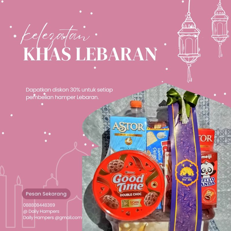 

hampers Snack dan minuman