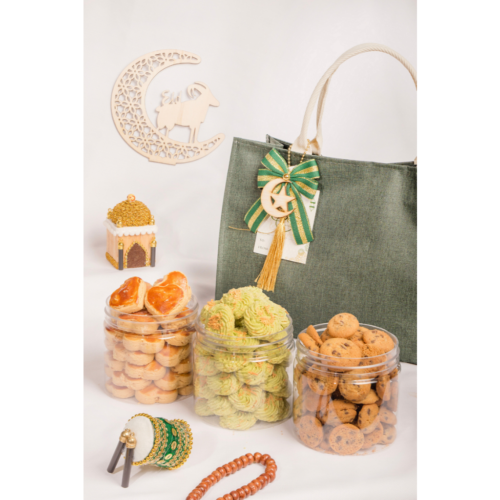 

Box hamper set lebaran eid idul fitri muja bakes bingkisan isi 3