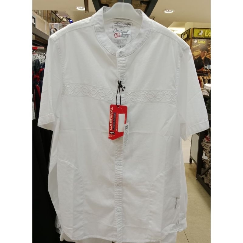 Kemeja koko pendek pria Cardinal jeans original mens CAHAI 08A baju koko pria lengan pendek katun be