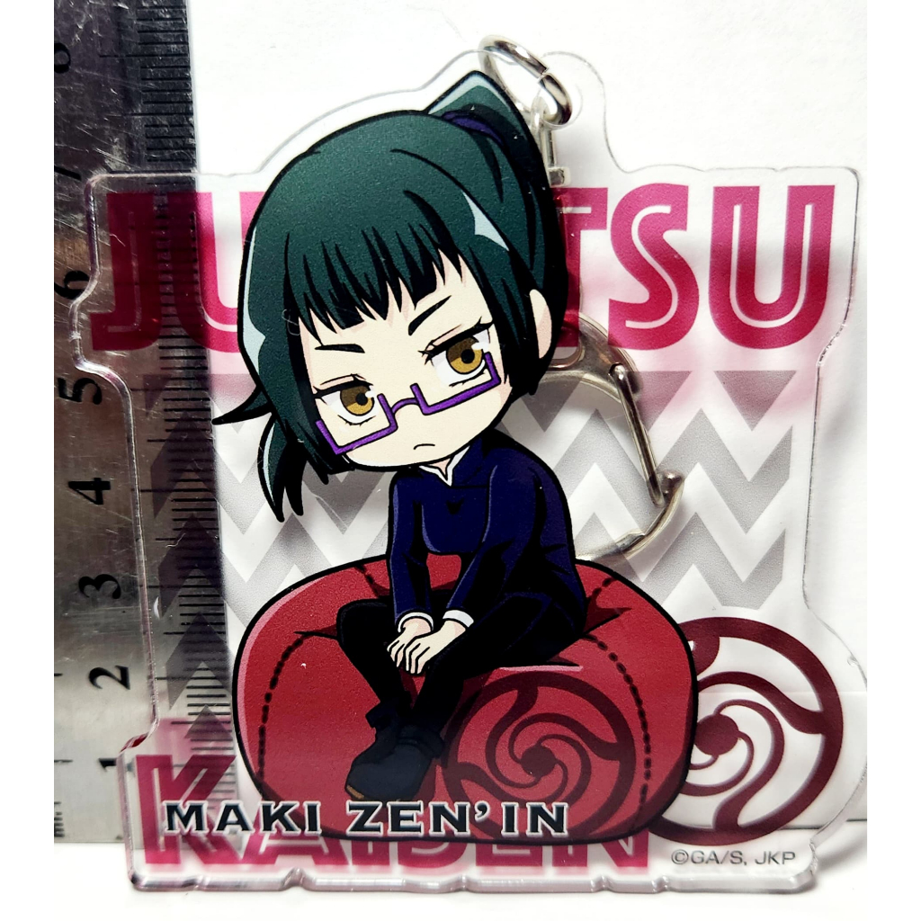 Animate x Jujutsu Kaisen Yurutto Cushion Series Arcylic Kerchain - Zenin Maki