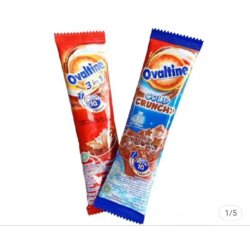 

5 Sachet Ovaltine Stick 3 in 1 cold crunchy 32gr