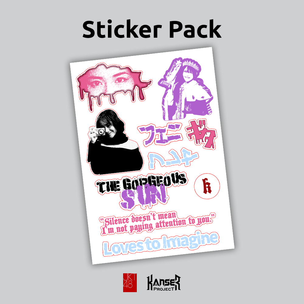 

Sticker Pack Gita-Freya-Feni Grime Edition JKT48