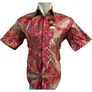 Kemeja Batik Lengan Pendek Slim Fit