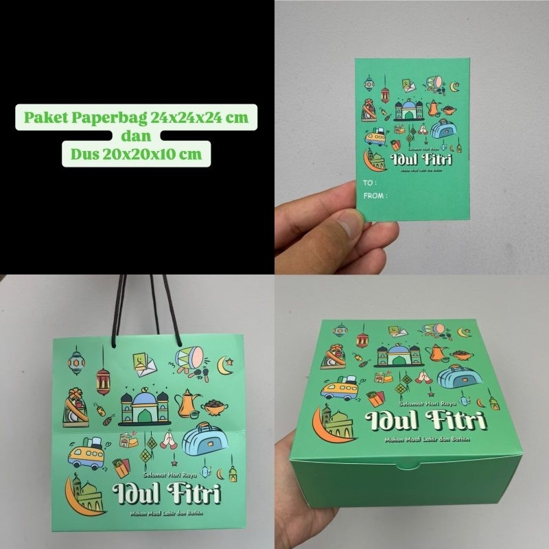 

Pahe Idul Fitri X Dus 20x20x10 cm & Paperbag 24x24x24 cm " MOSQUE " ( 1 PACK ISI 5 PCS DUS & PAPERBAG )