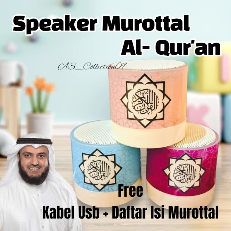 SPEAKER MUROTTAL AL QURAN 30 JUZ MINI PORTABEL SPEAKER QUR'AN