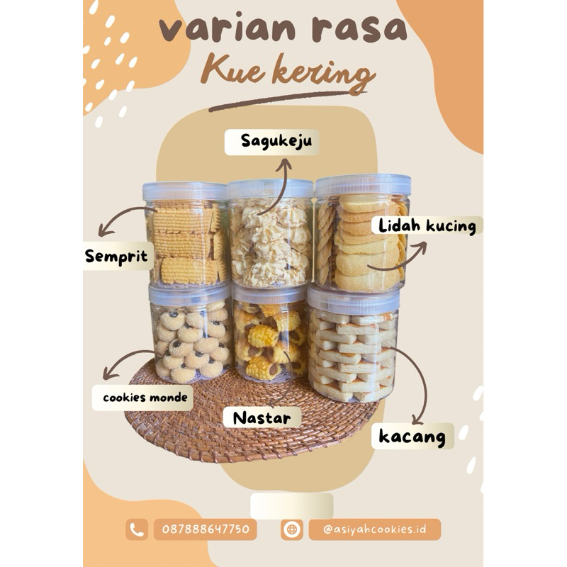 

paketan hampers kue kering isi 2 jar 600 ml