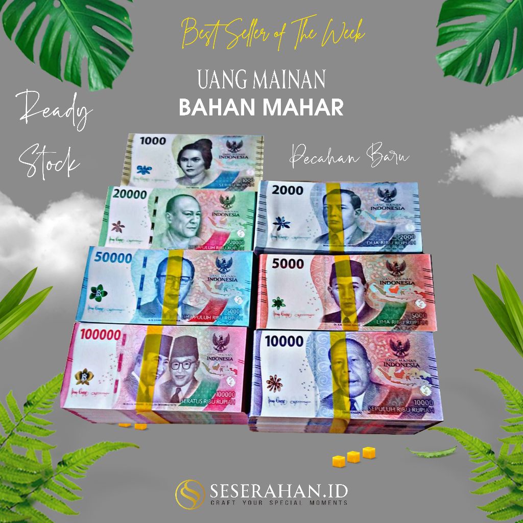 UANG MAINAN BARU UNTUK MAHAR TERBARU 2022