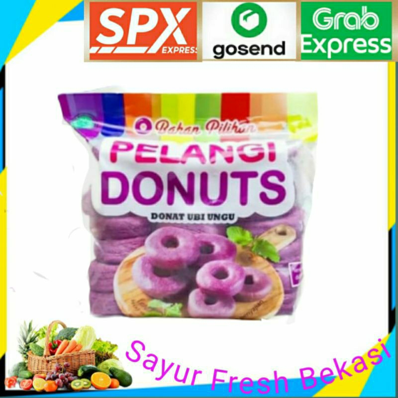 

Donuts/Donat Ubi Ungu Pelangi ( isi 21).