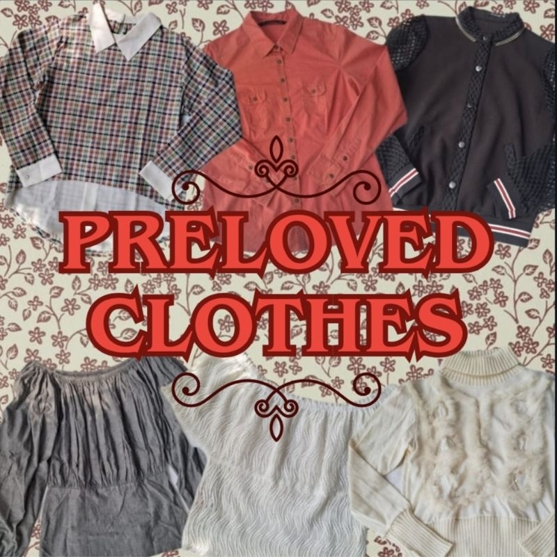 preloved clothes / baju preloved / grunge y2k aesthetic cottagecore thrift street style korean style