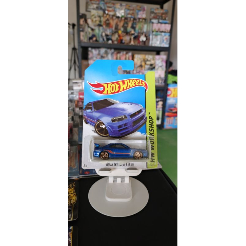 Hot Wheels Basic Nissan Skyline R34 Blue
