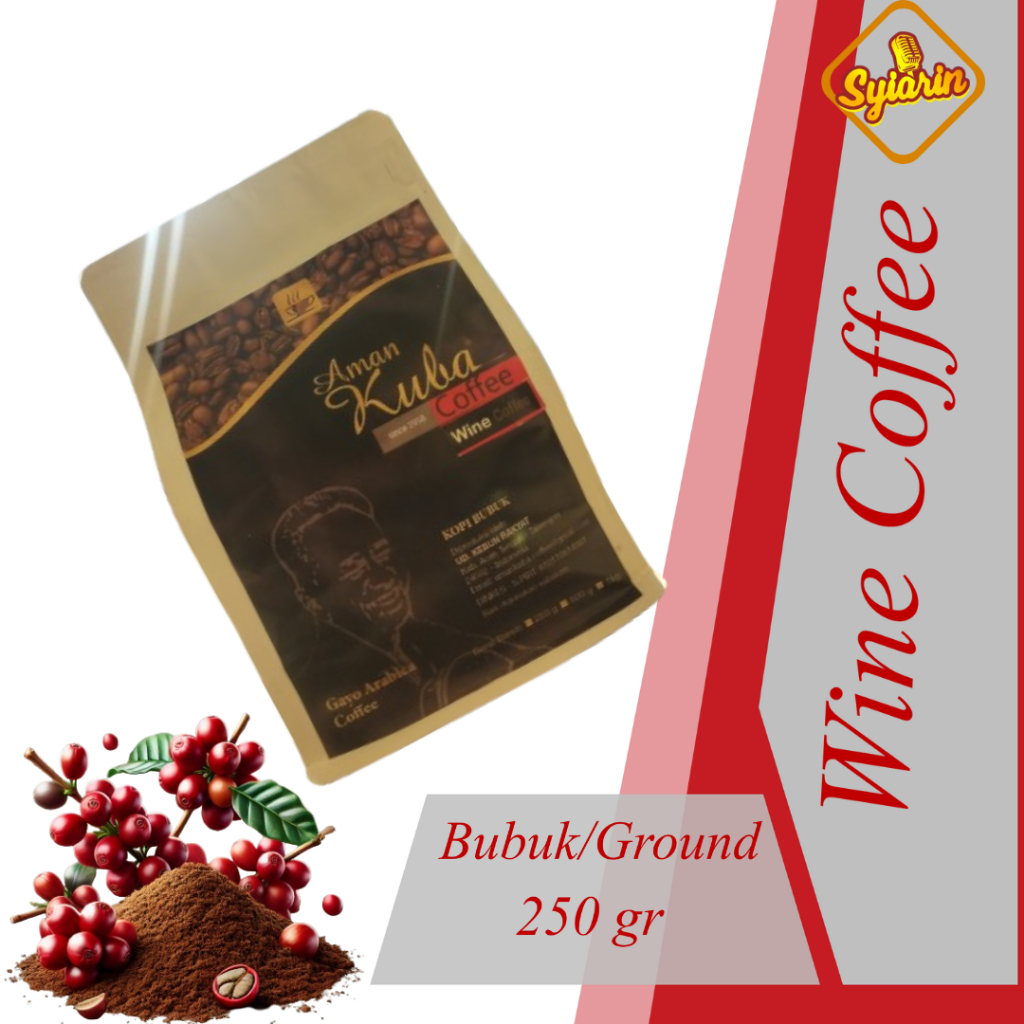 

Syiar II Gayo Arabika Aceh Takengon Wine Coffee Fermentasi Alami II Bubuk II 250g
