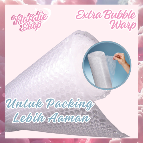 

[NS] EXTRA BUBBLE WRAP ️HANYA u TAMBAHAN PACKING KOSMETIK️ tidak dijual terpisah