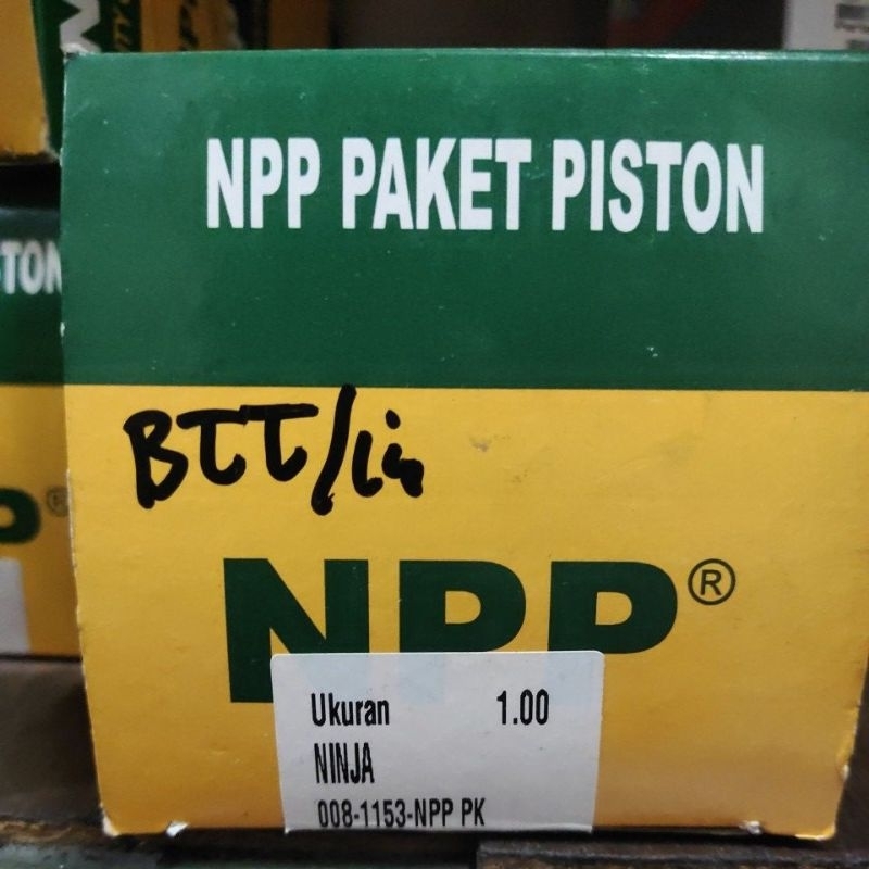PAKET PISTON NPP NINJA ukuran 100