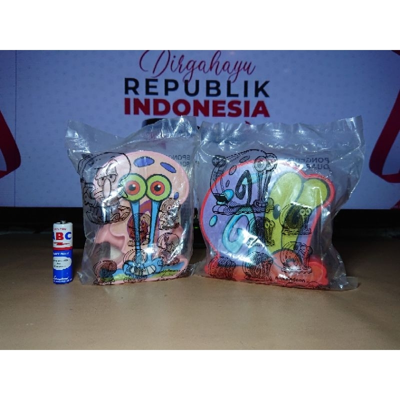 Sponge Bob, Squidward & Krabs BURGER KING TOYS