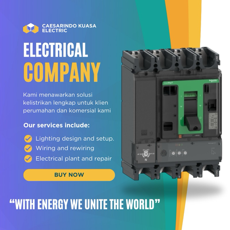 MCCB 400A 4P SCHNEIDER NSX400F 36KA C40F42D400 BREAKER 400AMPER 4PAS 400AMPERE 4PHASE 4POLE ORI SNEI