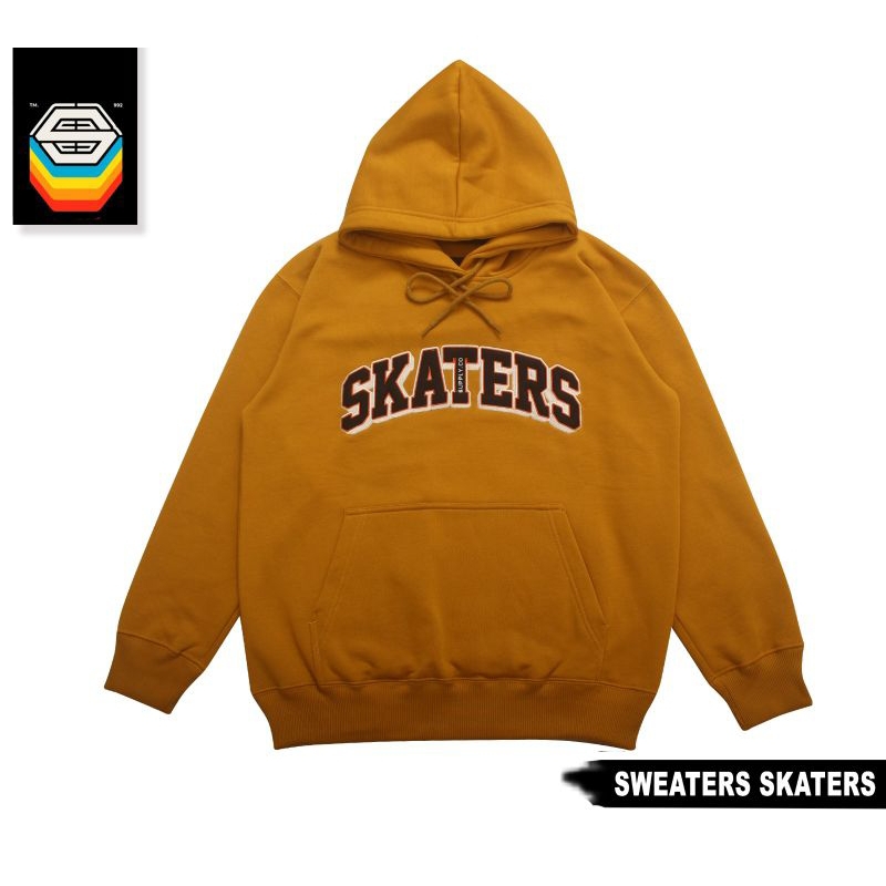 SWEATERS SKATERS FL SKATERS HOODIE EMBRO MUSTARD