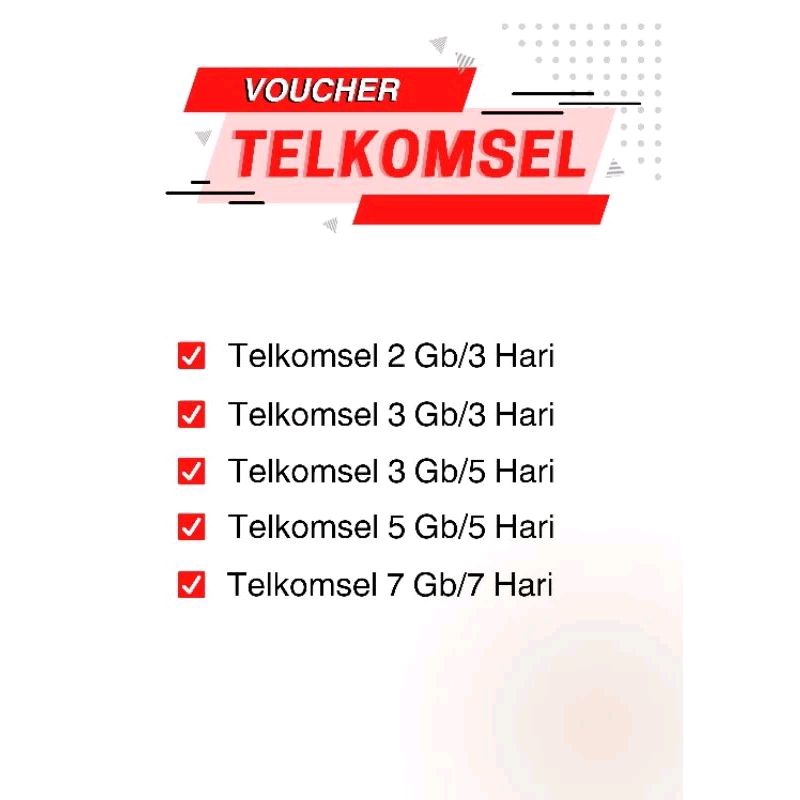 VOUCHER TELKOMSEL UNTUK WILAYAH SUMBAR
