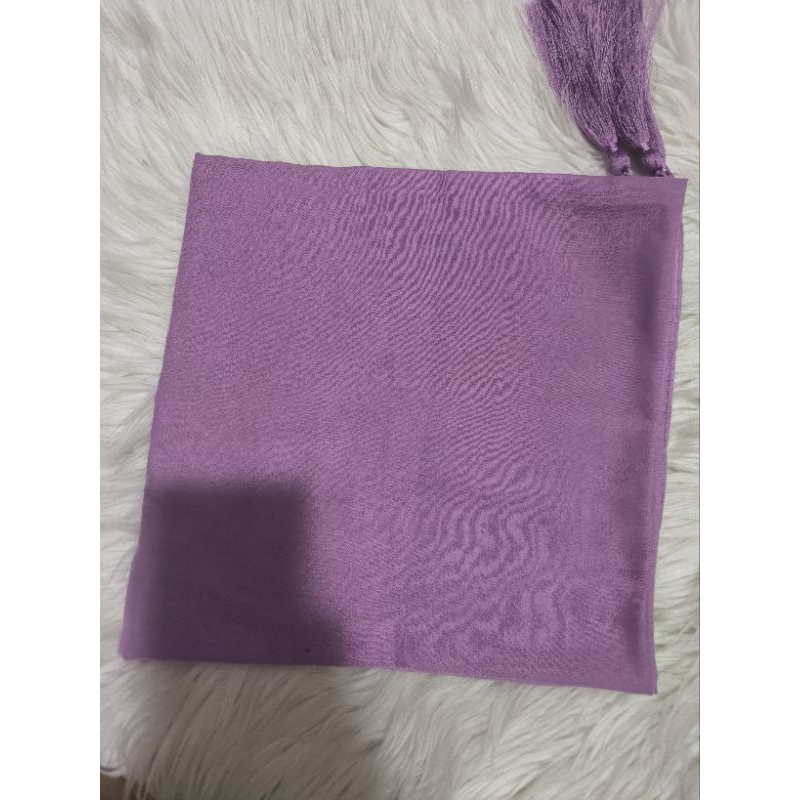 Scarf Polos Elzatta Bahan Katun Segi empat