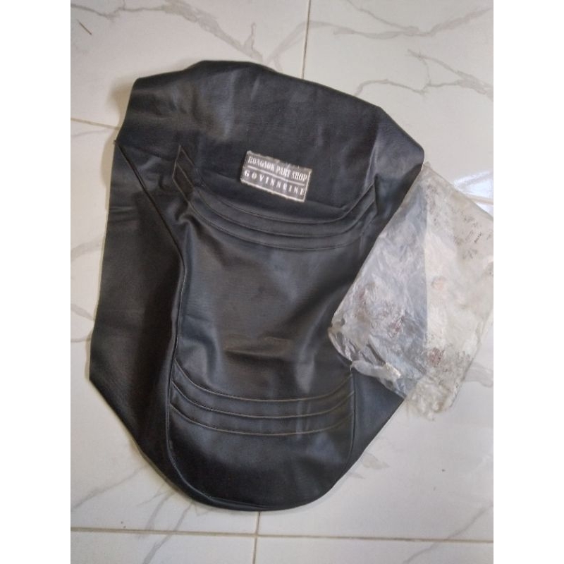 kulit sarung sadel jok honda astrea grand grend bulus garis 2 ori asli nos