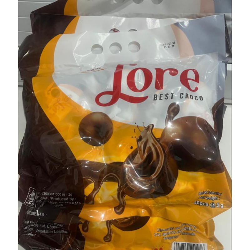 

( Isi 40 pcs ) LORE PIYO BALL BEST CHOCO