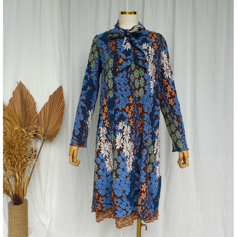 Tunik Plisket Motif Batik