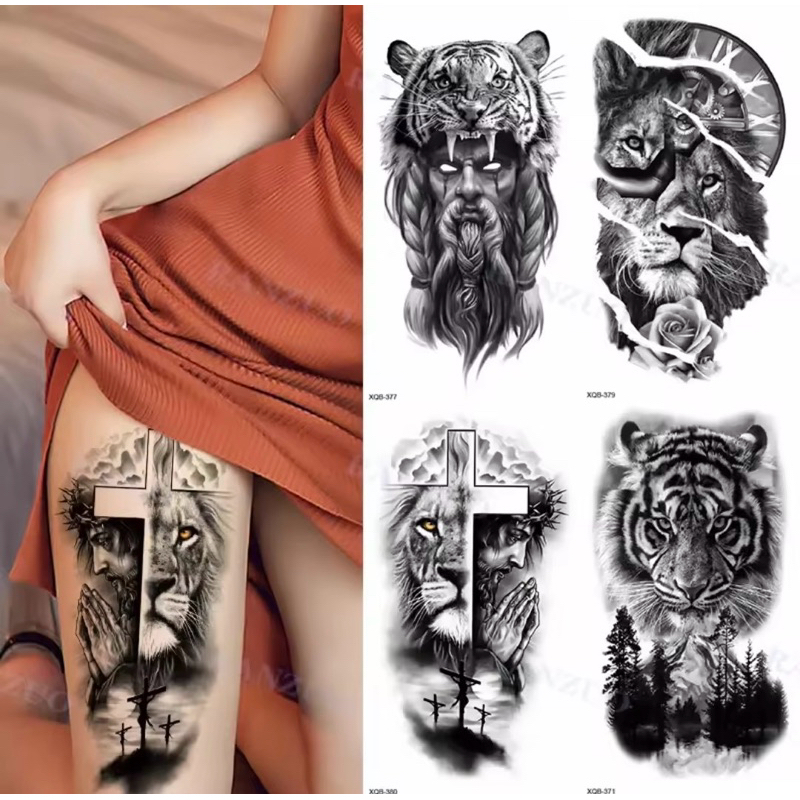 Tato Temporary Motif 3D Premium Anti Air