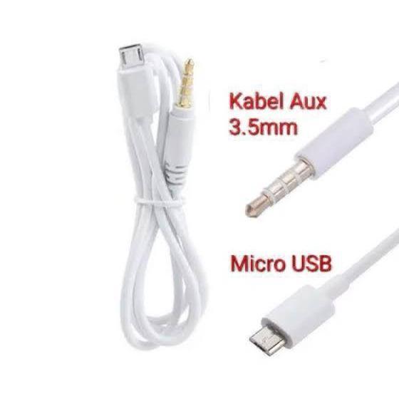 Kabel Micro Usb To Jack Aux / Kabel Soundcard / Kabel Audio 3,5MM