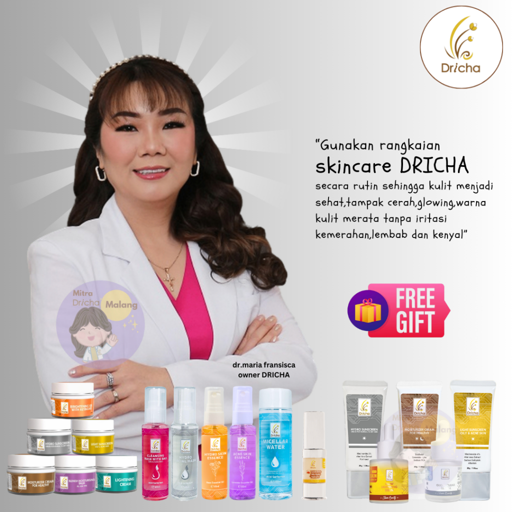 Dricha By Dr ika untuk Kesehatan kulit dan Kecantikan