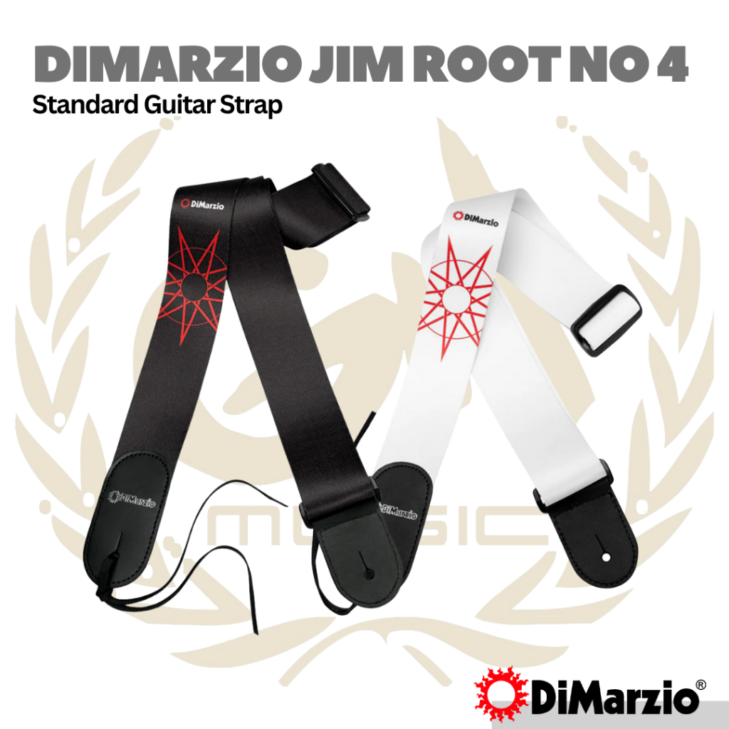 DiMarzio Jim Root No. 4 #4 Standard Guitar Strap | Strep Gitar Bass DD3149 DD3148