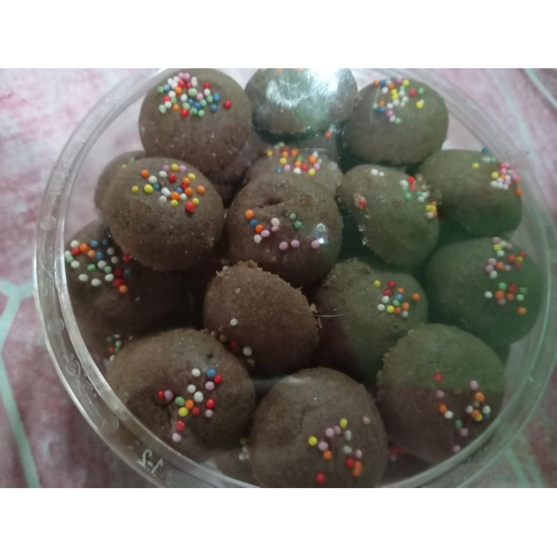 

Kue kering Lebaran Cookies Coklat Springkel 250gr Home made fresh, Ready Stock Jogja