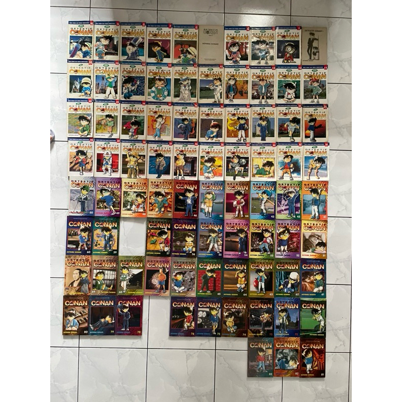 Komik detective conan 1-83 koleksi pribadi