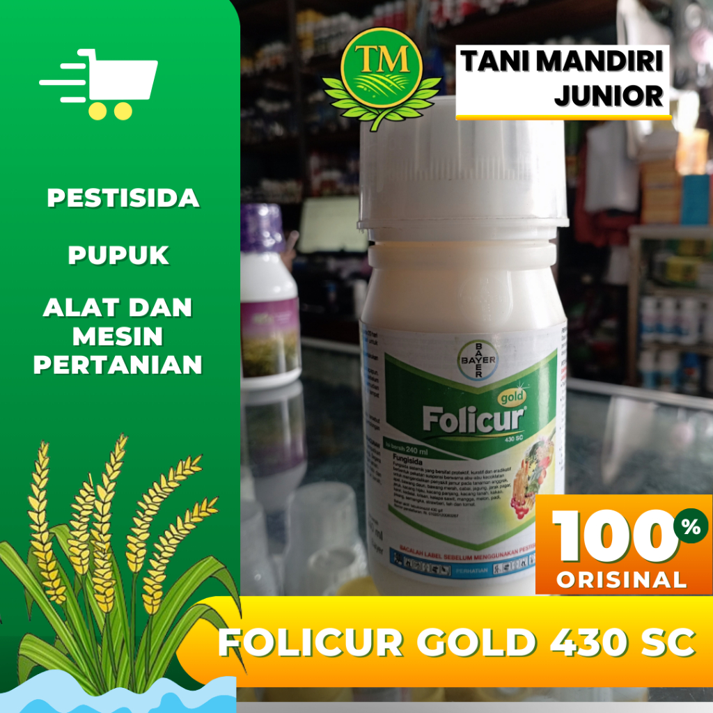 FOLICOR GOLD 430 SC ( Fungisida Sistemik, bahan aktif : Tebukonazol 430 g/l)