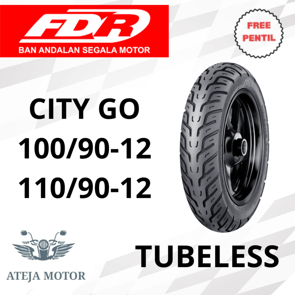 Ban Motor Ring 12 Ban FDR City Go 100/90-12 110/90-12 Ban Tubeless Ban Scoopy Ring 12 Ban Motor Tube